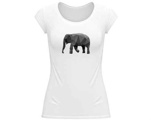 Dámské tričko velký výstřih Slon