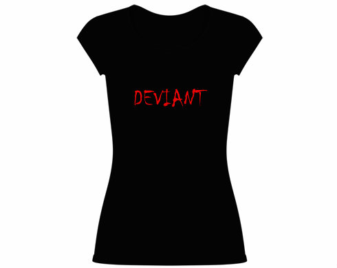 Dámské tričko velký výstřih Deviant