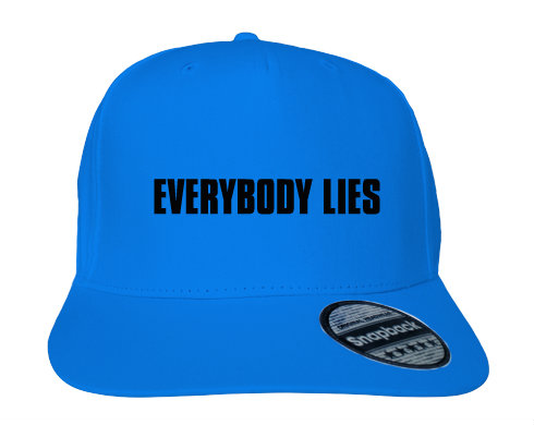 Kšiltovka Snapback Rapper Everybody lies