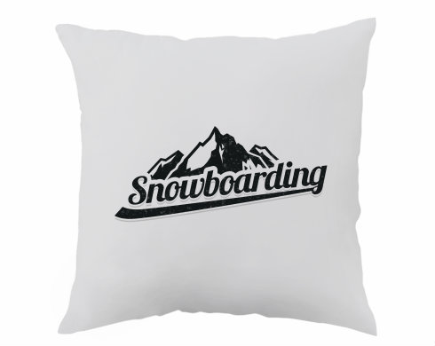 Polštář Snowboarding