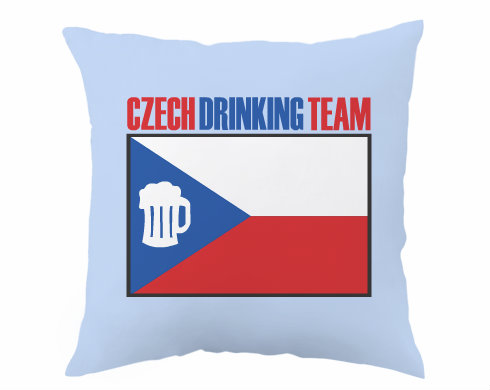 Polštář Czech drinking team
