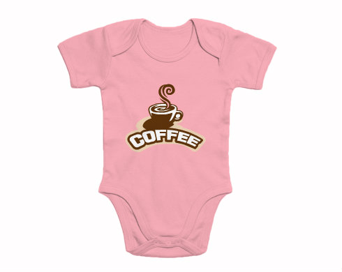 Dětské body krátký rukáv premium Good coffee