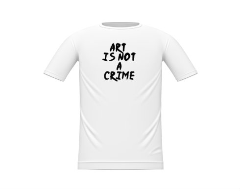 Dětské tričko Art is not a crime