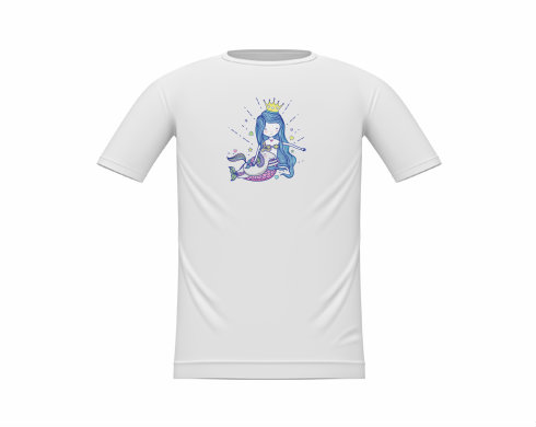 Dětské tričko Mořská panna a jednorožec