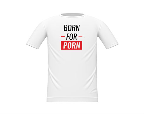 Dětské tričko Born for porn