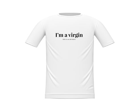 Dětské tričko I'm a virgin
