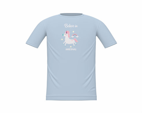 Dětské tričko Believe in unicorns
