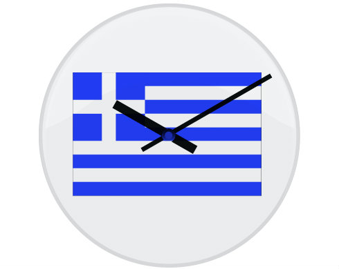 Hodiny skleněné Řecko