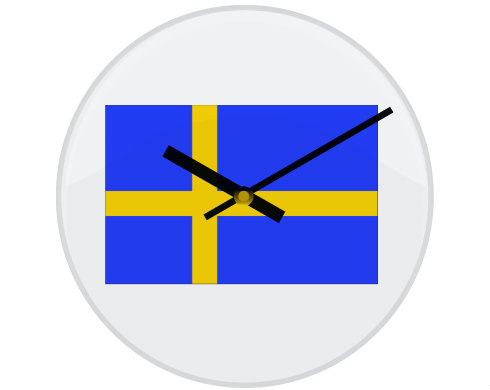 Hodiny skleněné Švédsko