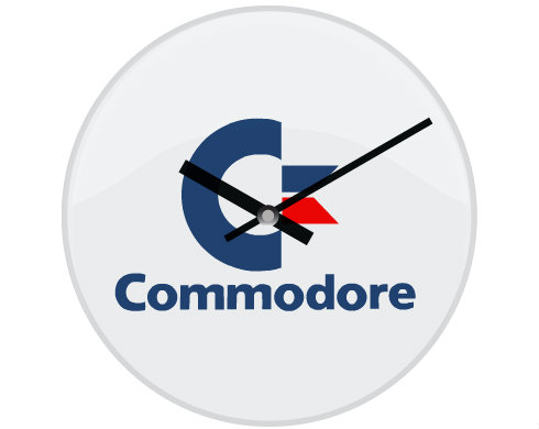 Hodiny skleněné Commodore