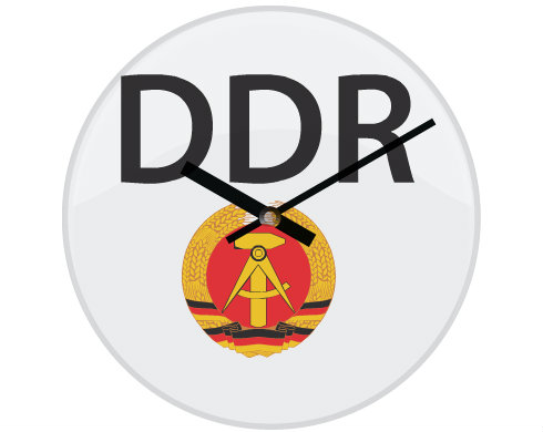 Hodiny skleněné DDR