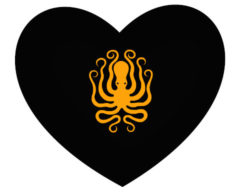 Polštář Srdce Octopus