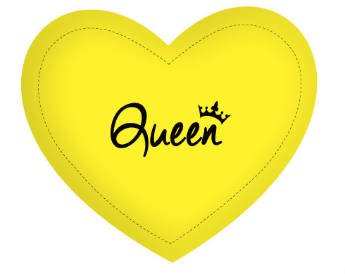 Polštář Srdce Queen