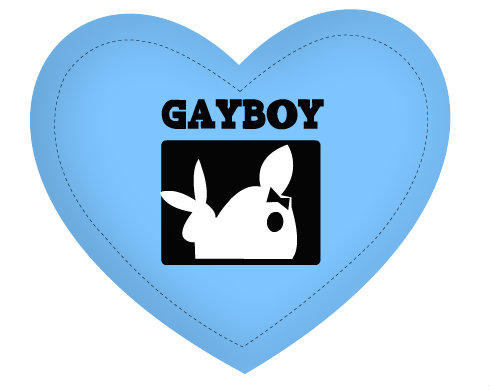 Polštář Srdce Gayboy