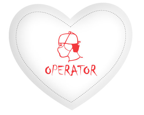 Polštář Srdce Operátor