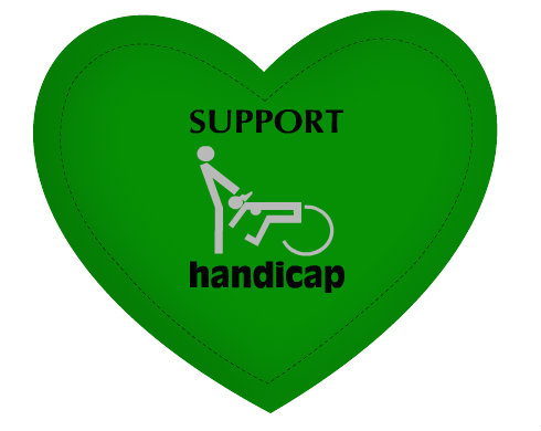 Polštář Srdce Support handicap