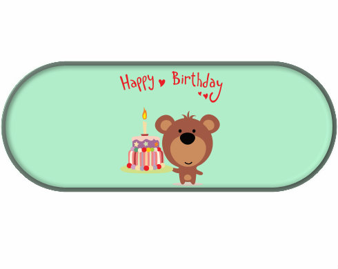 Penál Happy Birthday Bear