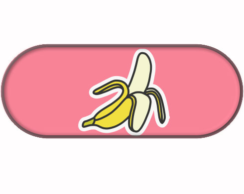 Penál Banán samolepka