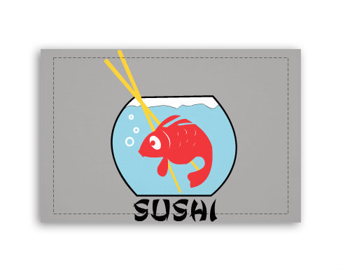 Fotoobraz 60x40 cm malý Sushi