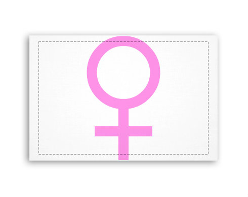 Fotoobraz 60x40 cm malý Žena pohlaví symbol