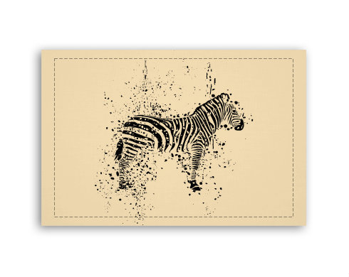 Fotoobraz 60x40 cm malý Zebra