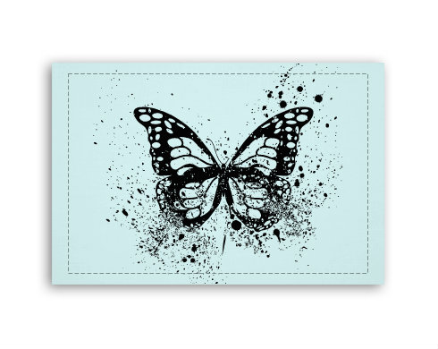 Fotoobraz 60x40 cm malý Motýl grunge