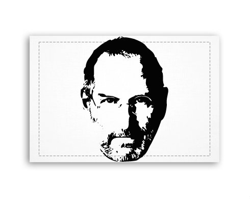 Fotoobraz 60x40 cm malý Steve Jobs