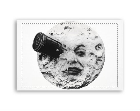 Fotoobraz 60x40 cm malý Cesta na měsíc