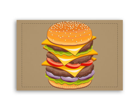 Fotoobraz 60x40 cm malý Hamburger