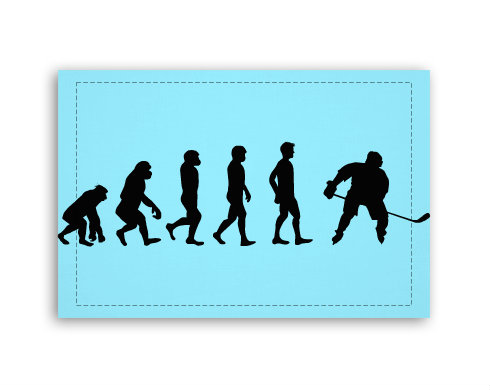 Fotoobraz 60x40 cm malý Evolution Hockey