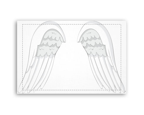 Fotoobraz 60x40 cm malý Andělská křídla