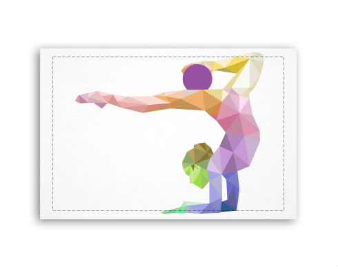 Fotoobraz 60x40 cm malý Gymnastika