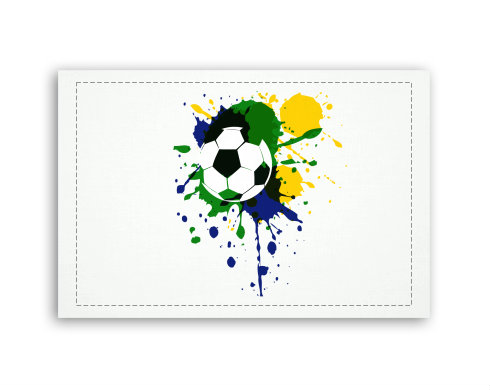 Fotoobraz 60x40 cm malý Fotbalový míč