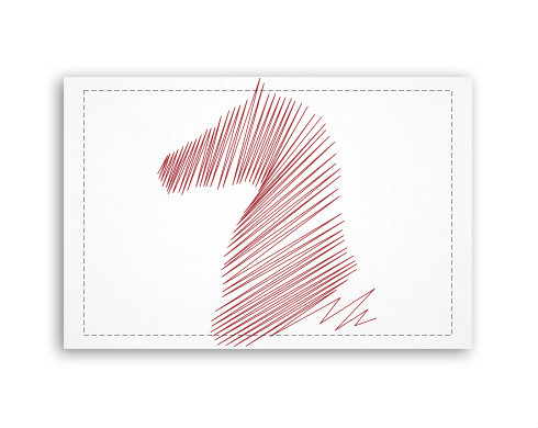 Fotoobraz 60x40 cm malý Nakreslený kůň