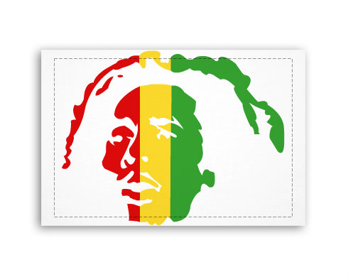 Fotoobraz 60x40 cm malý Bob Marley
