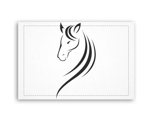 Fotoobraz 60x40 cm malý Znak koně