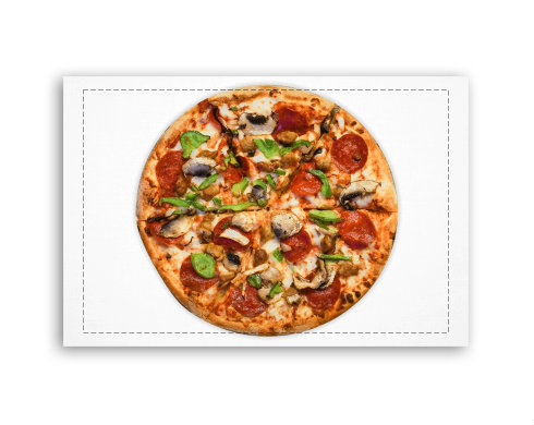 Fotoobraz 60x40 cm malý pizza
