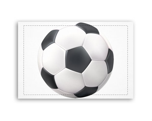 Fotoobraz 60x40 cm malý Football