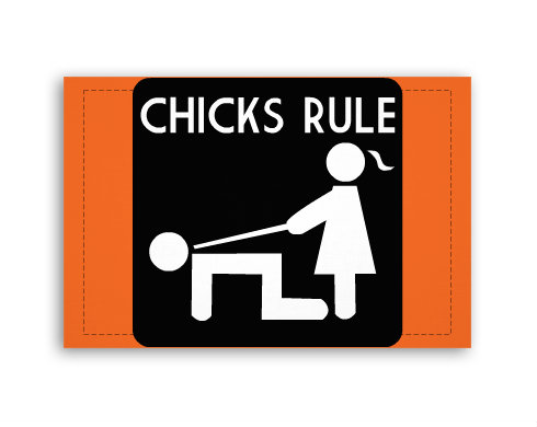 Fotoobraz 60x40 cm malý Chicks rule