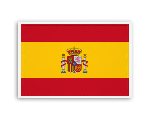 Fotoobraz 90x60 cm střední Španělská vlajka