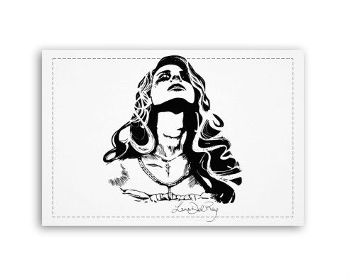 Fotoobraz 90x60 cm střední Lana Del Rey