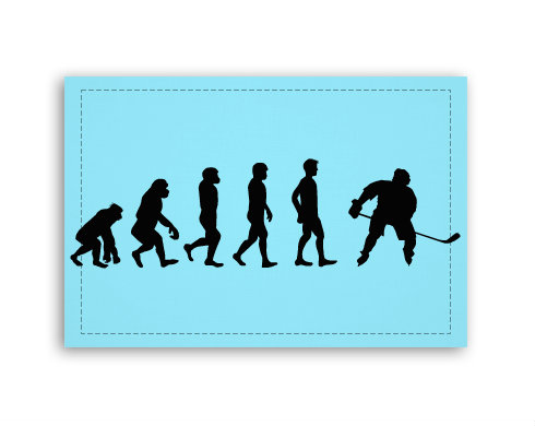Fotoobraz 90x60 cm střední Evolution Hockey