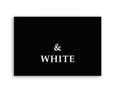 Fotoobraz 90x60 cm střední black & white