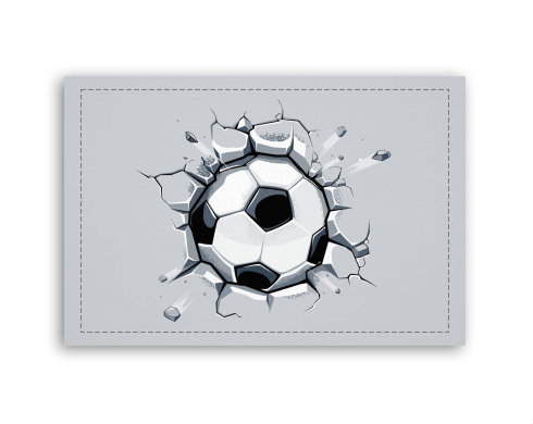 Fotoobraz 90x60 cm střední Fotbalový míč