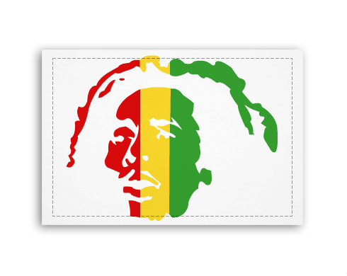 Fotoobraz 90x60 cm střední Bob Marley