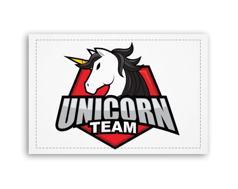 Fotoobraz 90x60 cm střední Unicorn team