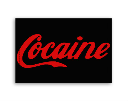 Fotoobraz 90x60 cm střední Cocaine