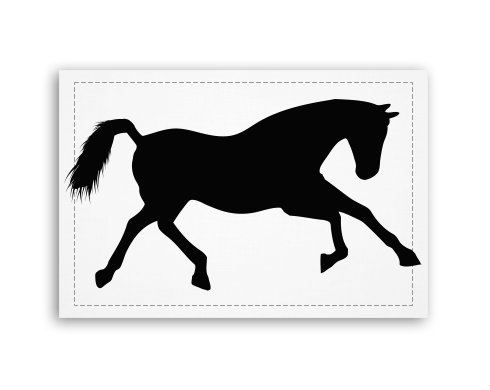 Fotoobraz 90x60 cm střední Běžící kůň