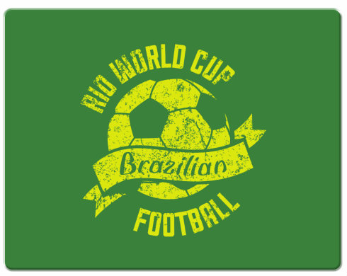 Podložka pod myš Fotbalový šampionát v Riu