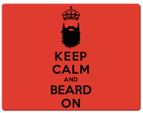 Podložka pod myš Keep calm beard